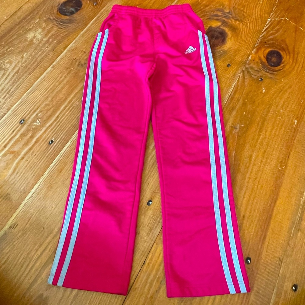 Adidas warm up pants size 6/6x